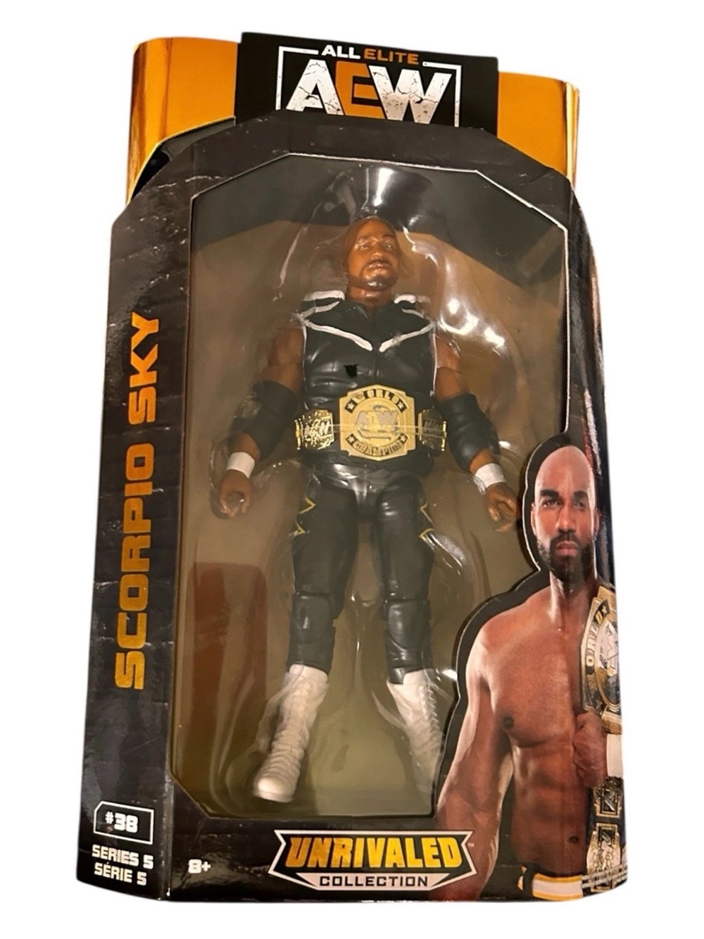 AEW Unrivaled Collection Series 5 #38 Scorpio Sky Jazwares Action Figure